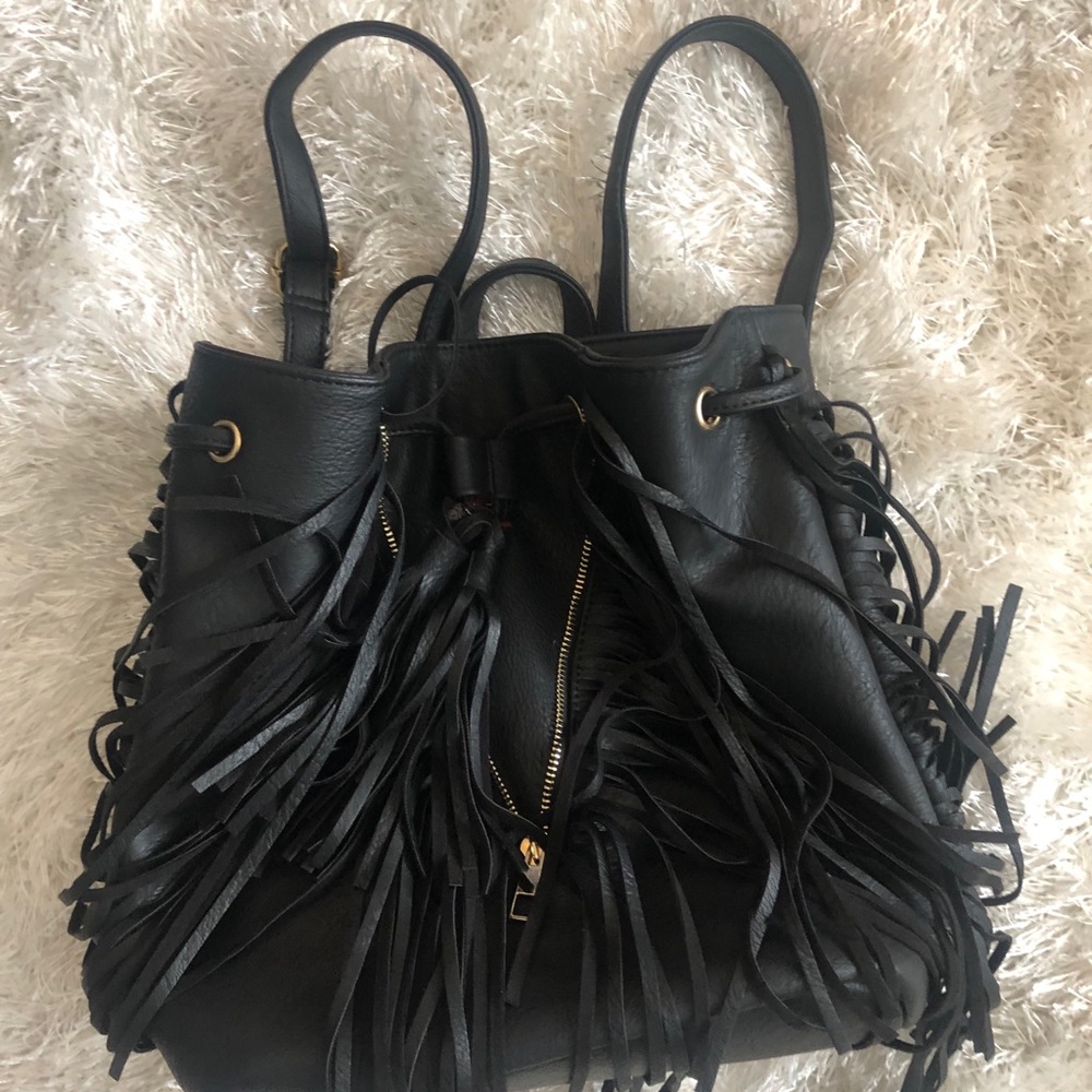 Fringe backpack